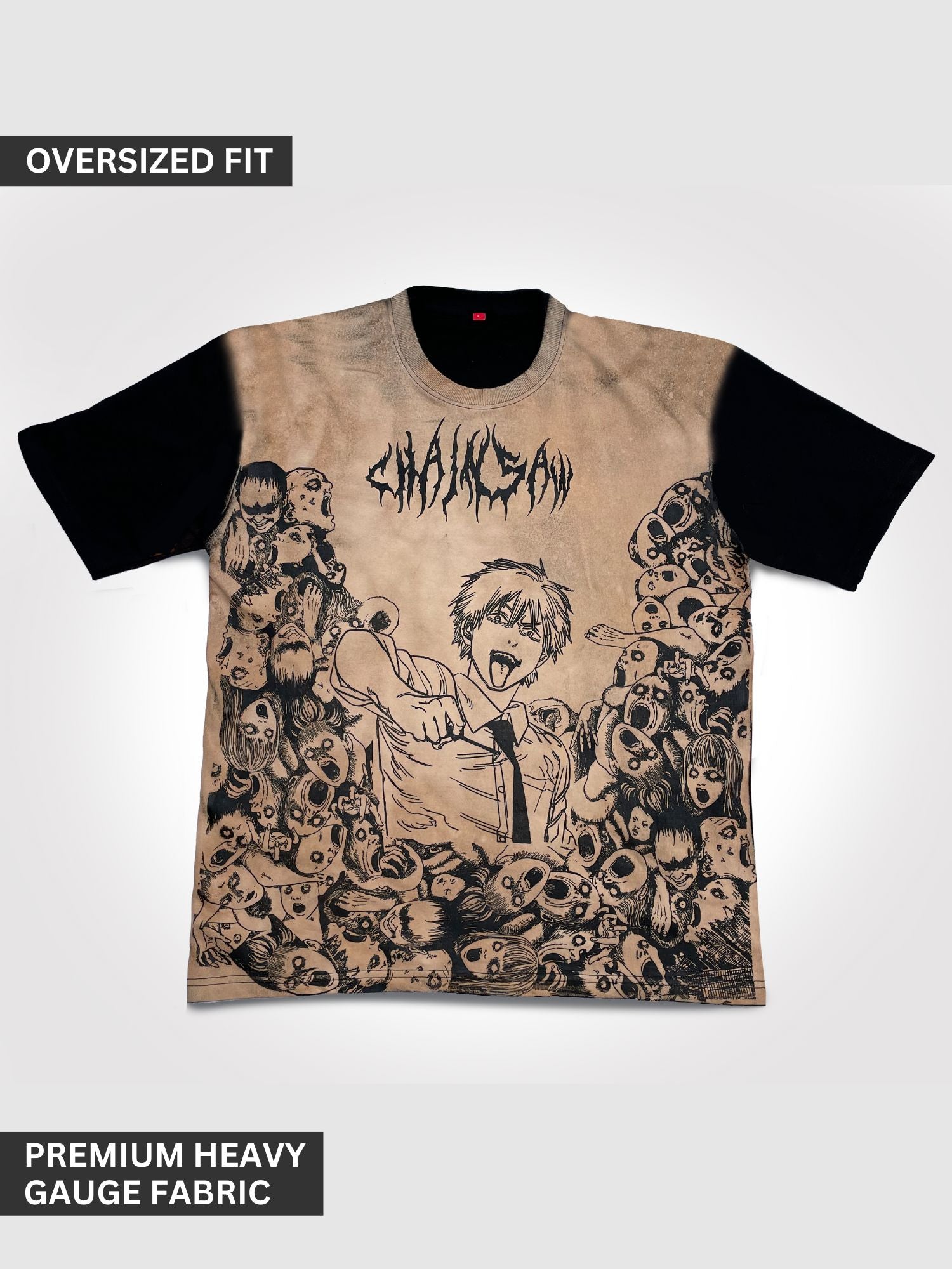 Chainsaw Man x Junji Ito: Oversized Bleached Denji T-Shirt