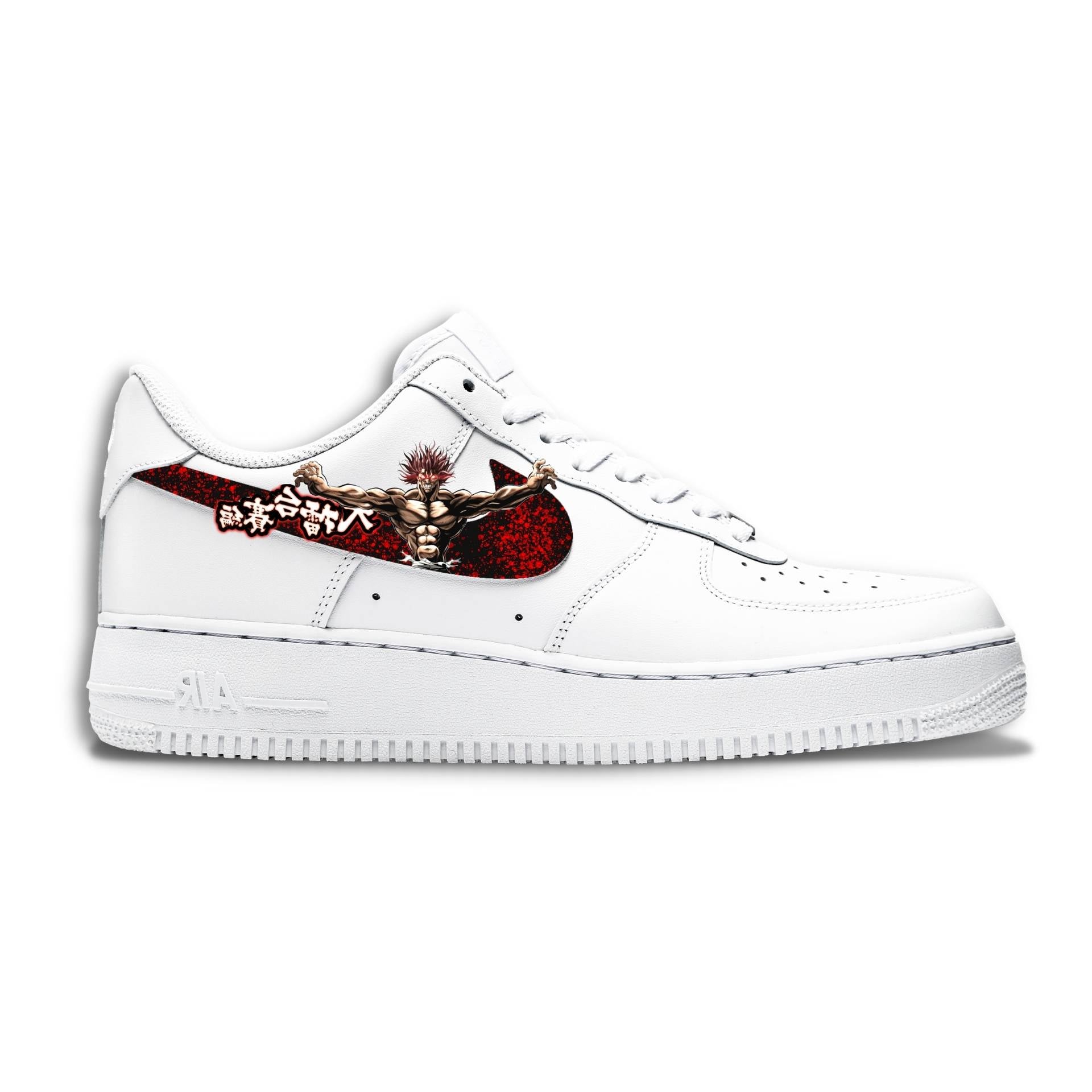 YUJIRO HANMA AF1 SHOES | BAKI | ANIME