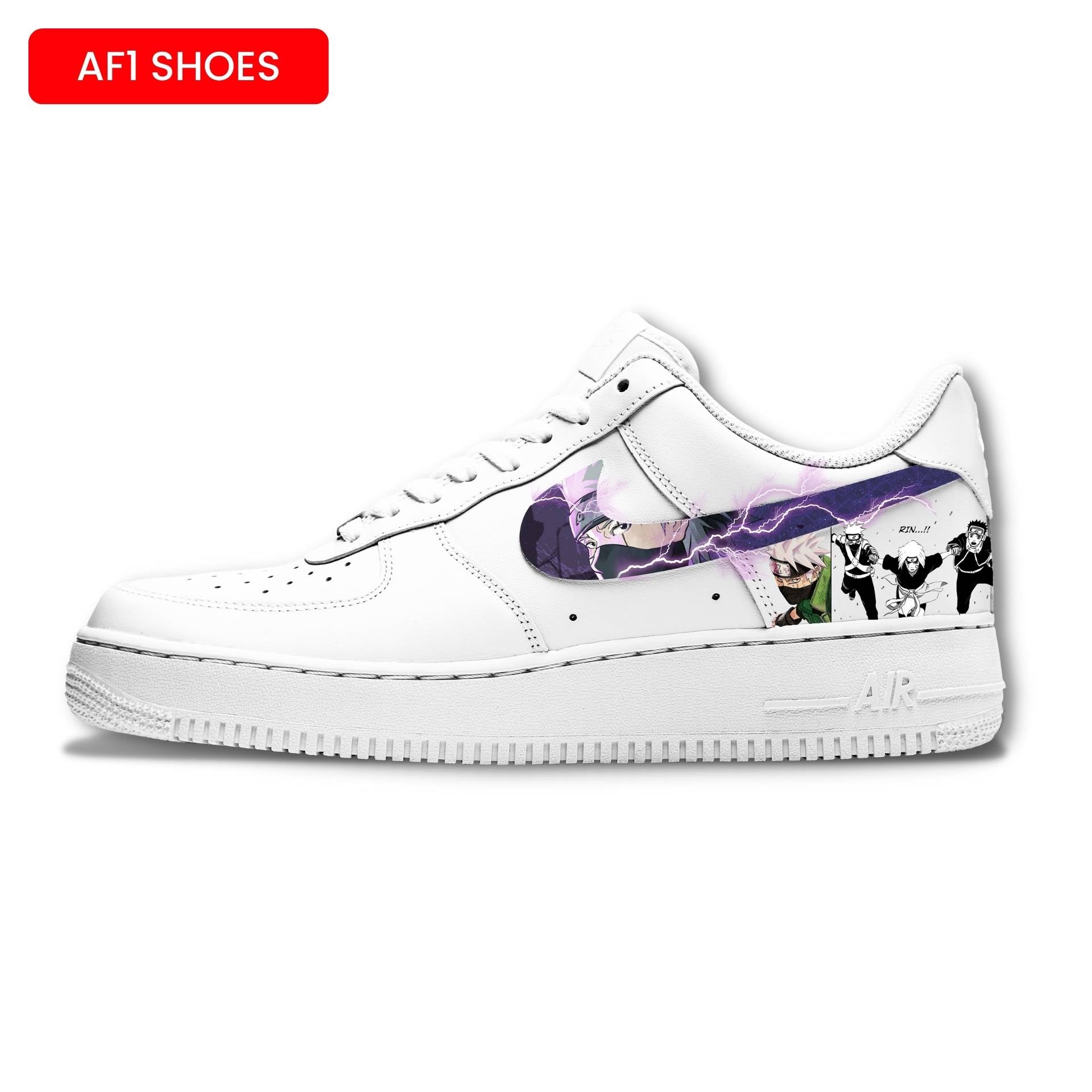 KAKASHI HATAKE AF1 SHOES | NARUTO | ANIME