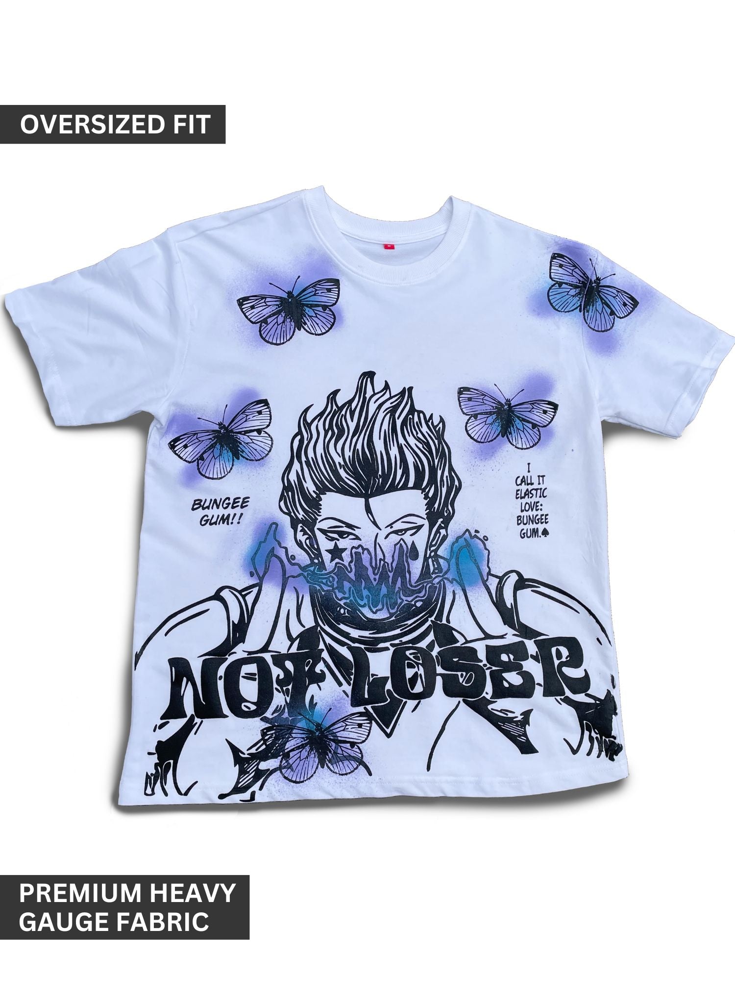 Hisoka: Oversized Butterfly T-Shirt - Hunter X Hunter
