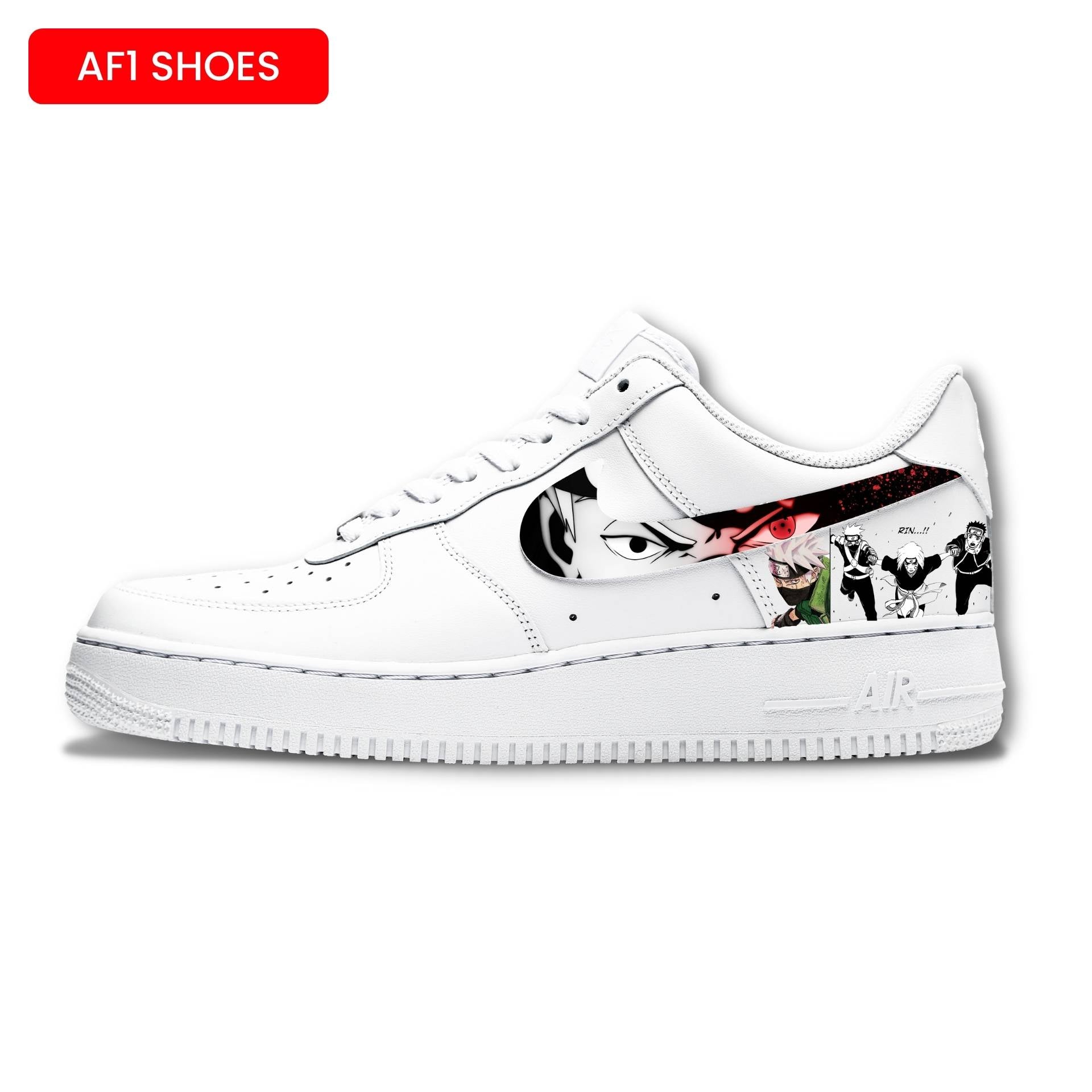 KAKASHI HATAKE AF1 SHOES | NARUTO | ANIME