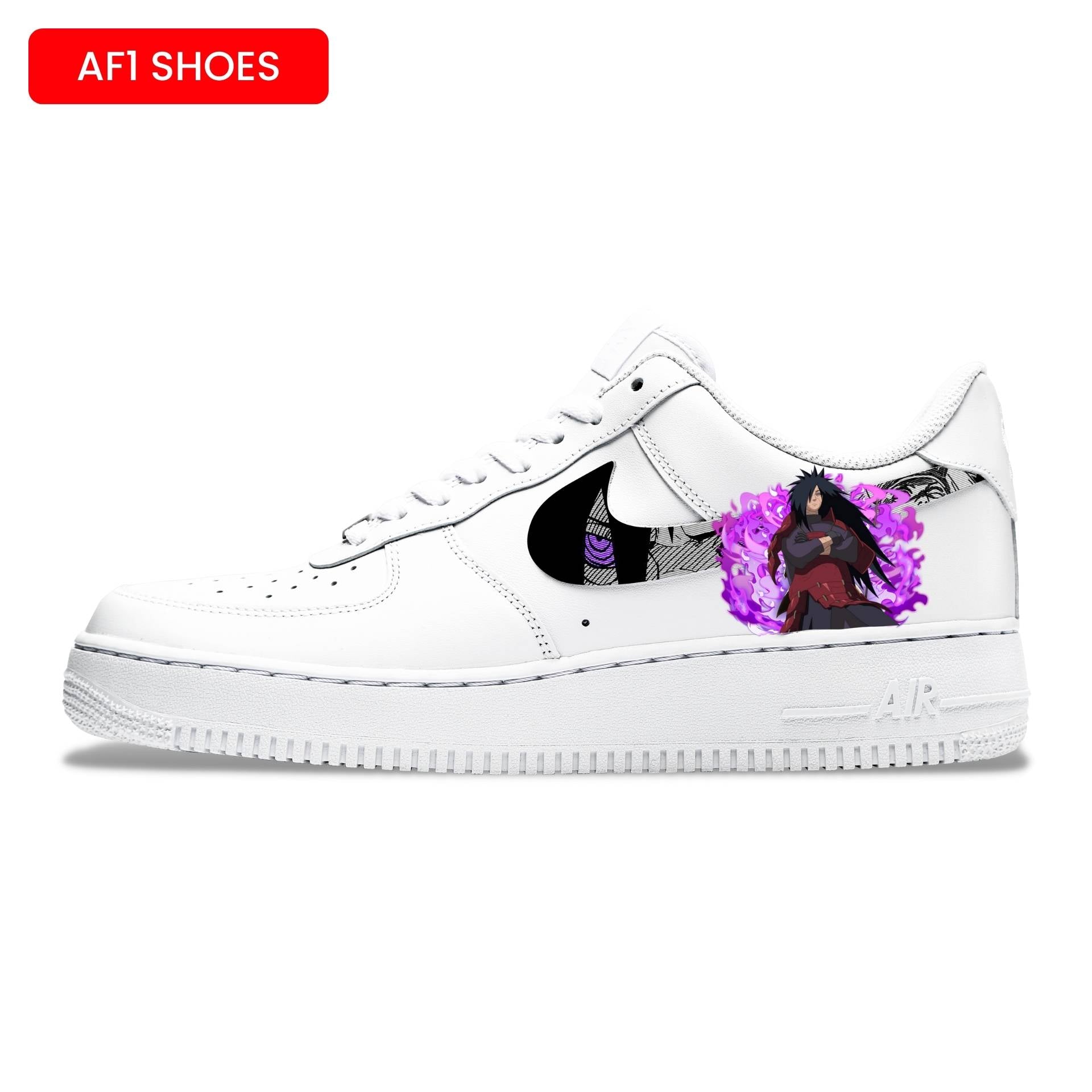 UCHIHA MADARA AF1 SHOES | NARUTO | ANIME