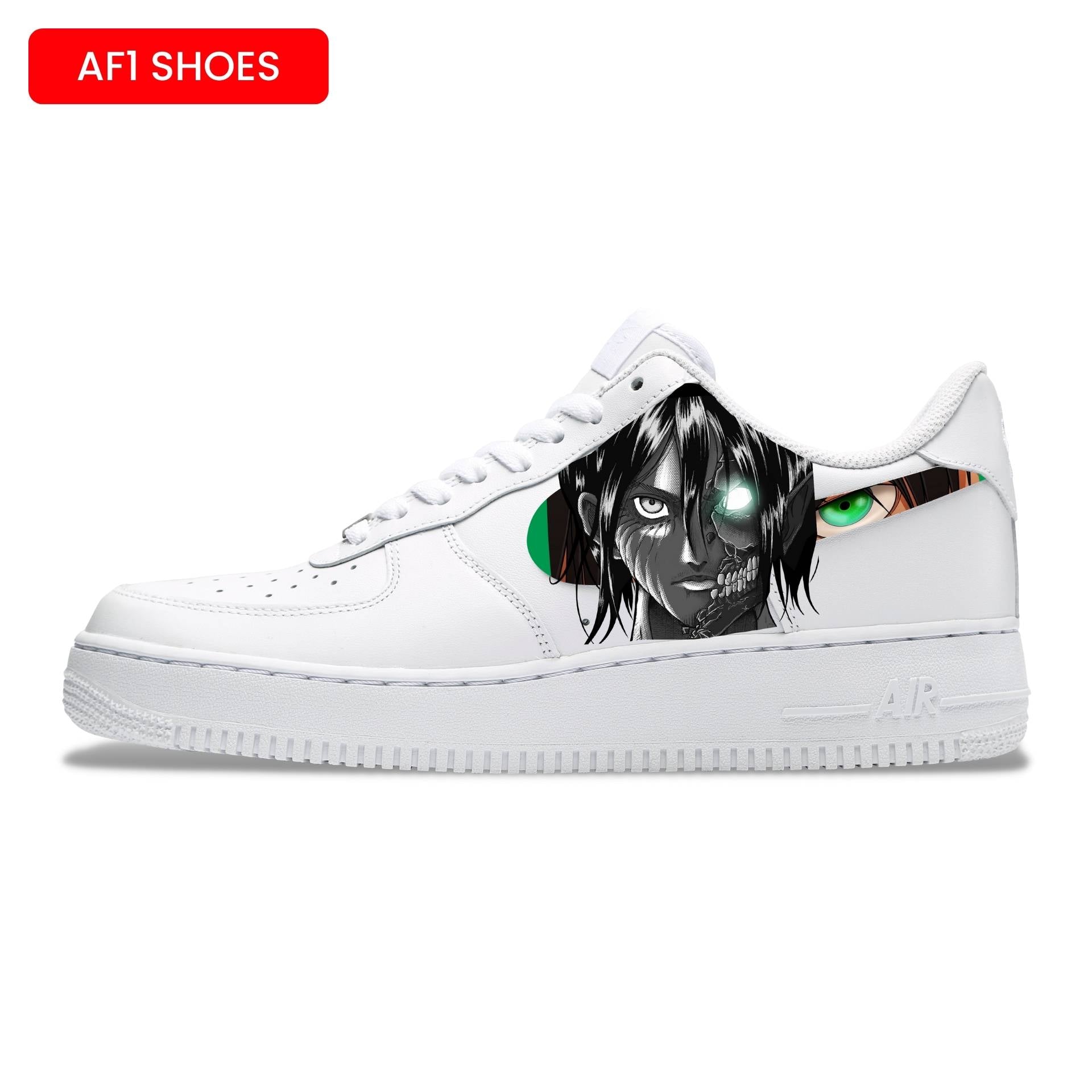 EREN YEAGER TITAN AF1 SHOES | ATTACK ON TITAN | ANIME