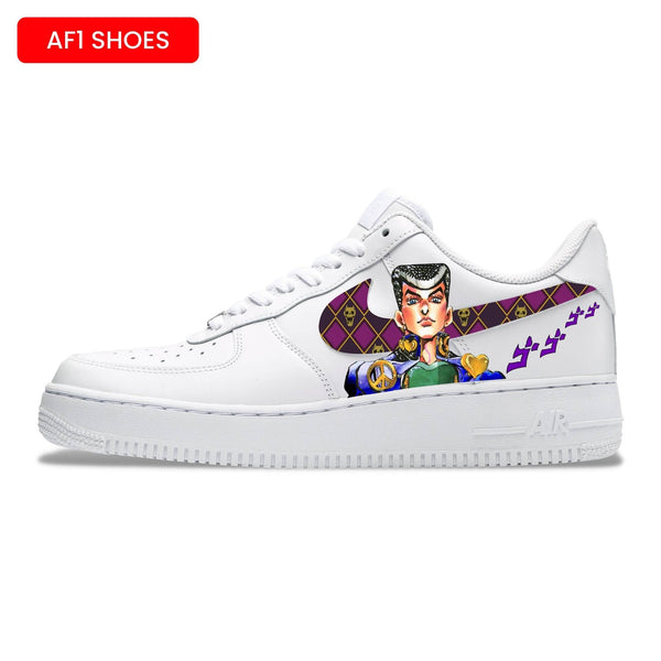 JOSUKE X CRAZY DIAMOND AF1 SHOES | JOJO'S BIZZARE ADVENTURE | ANIME