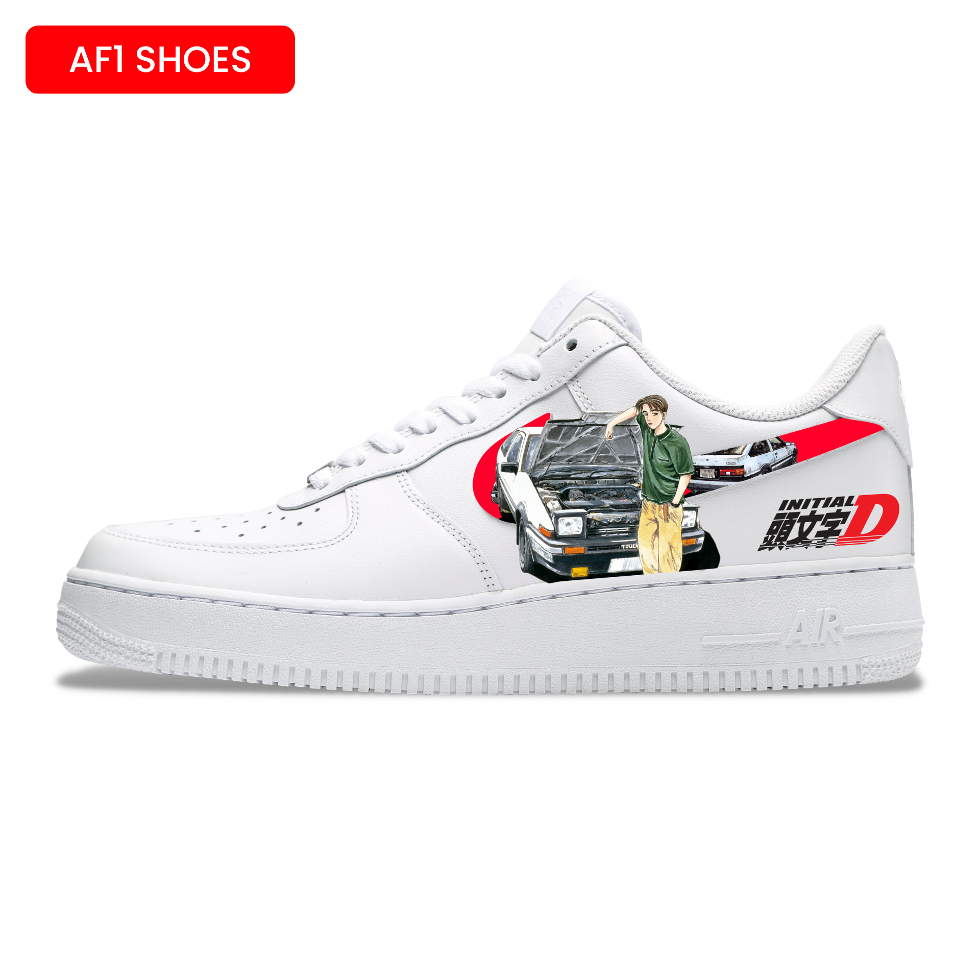 TAKUMI'S AE86 AF1 SHOES | INITIAL D | ANIME